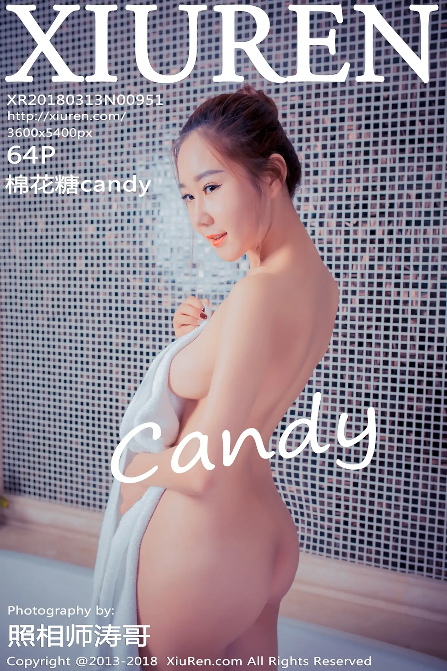 [XiuRen秀人网]No.951_嫩模棉花糖candy浴室死库水全脱大尺度秀火辣胴体喷血诱惑写真64P-秀人网 - XiuRen.Xyz